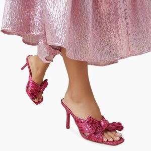 Loeffler Randall pink heels, in box